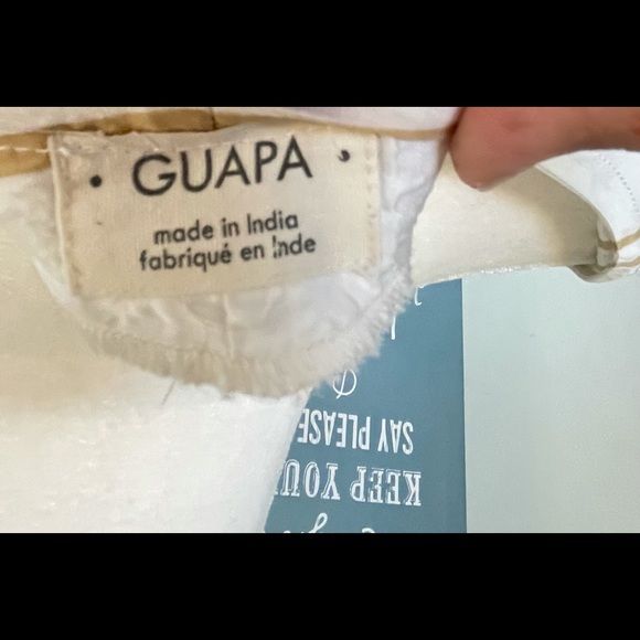 Anthropologie Guapa Kimono Gold Striped Blouse - Picture 7 of 11